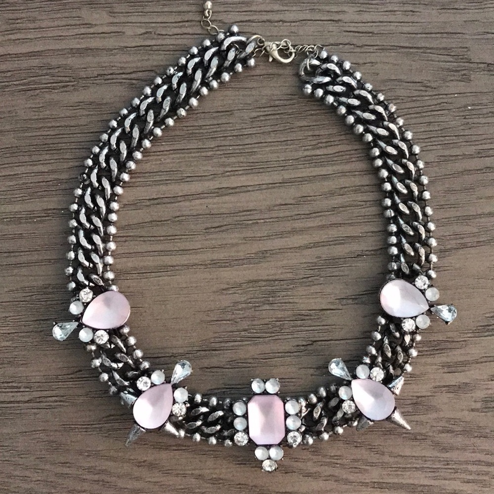 Topshop silver chocker